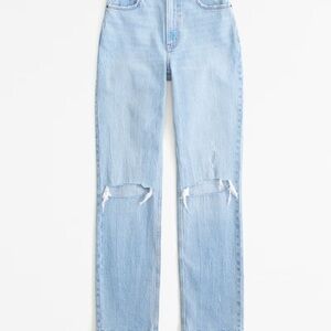 Abercrombie Ultra High Rise 90s Straight Jean